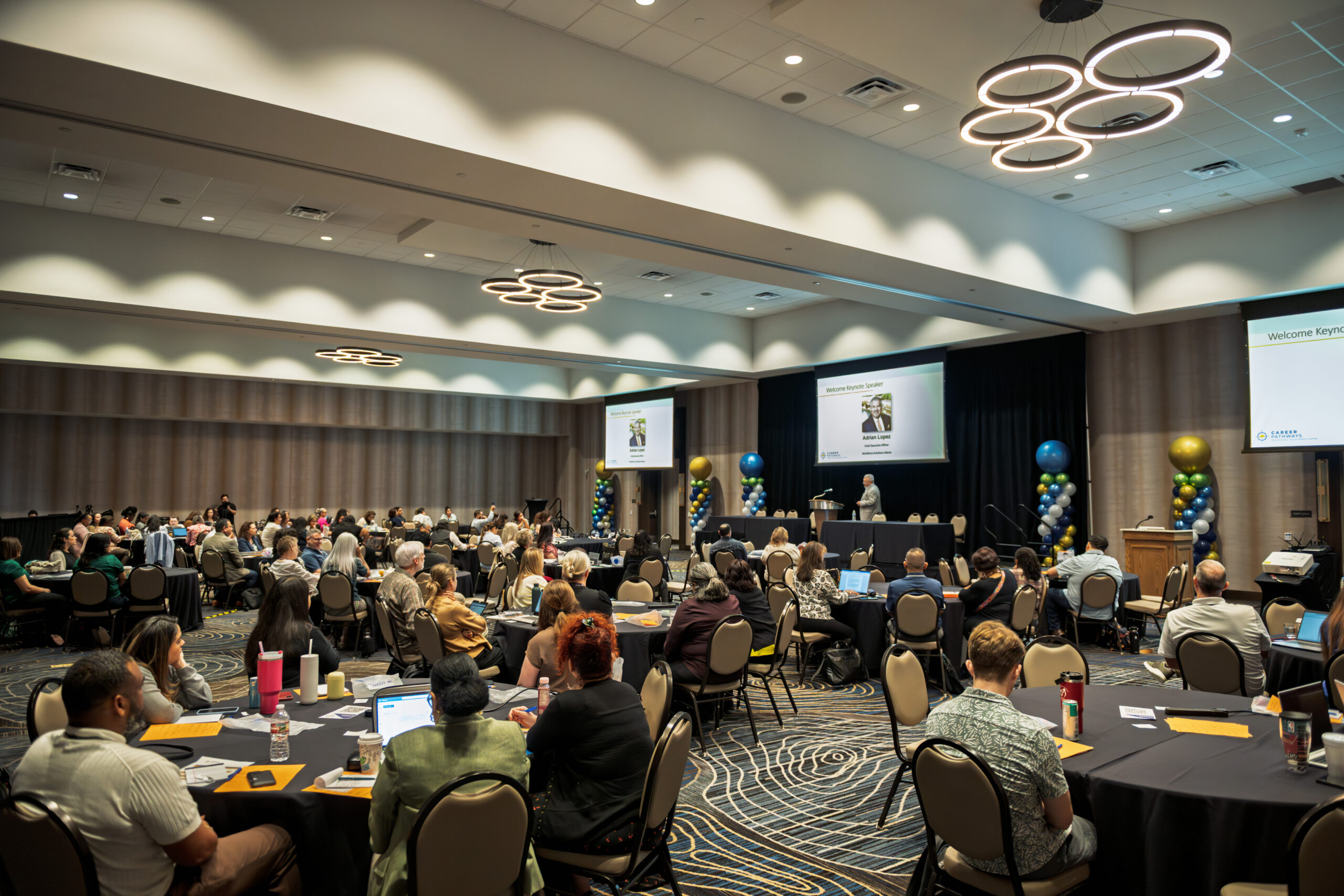 Career Pathways Symposium 2026 — keynote session with full audience in San Antonio